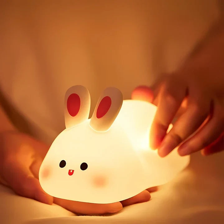 Cute Rabbit Night Light With Soft Light