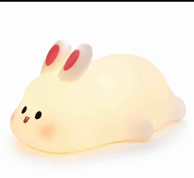 Cute Rabbit Night Light With Soft Light