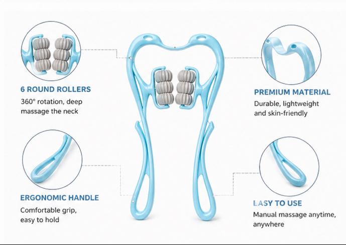 Neck Massage Roller For Relaxation